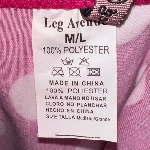 Leg Avenue Raspberry Girl Pink Polka Dot Mini Bubble Dress Cosplay Costume M/L - Picture 10 of 15